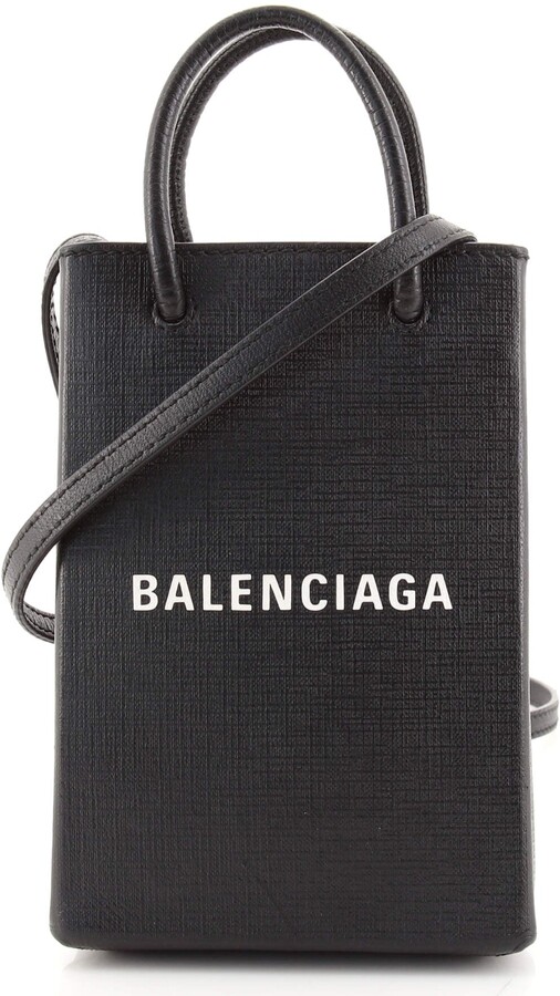 balenciaga shopping phone holder