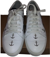 Thumbnail for your product : Acne 19657 ACNE White Leather Trainers