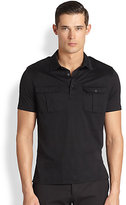 Thumbnail for your product : Ralph Lauren Black Label Solid Jersey Knit Polo