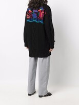 Thumbnail for your product : Kansai Yamamoto Pre-Owned 1990s Intarsia Detailing Elongated Cardigan