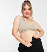 plus size metallic swimsuit