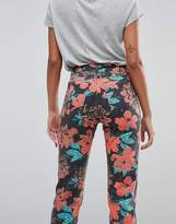 Thumbnail for your product : ASOS Design Original Mom Jeans In Washed Floral Print