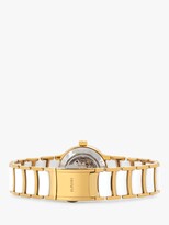 Thumbnail for your product : Rado R30080752 Women's Centrix Diamond Date Bi-Material Bracelet Strap Watch, White/Gold