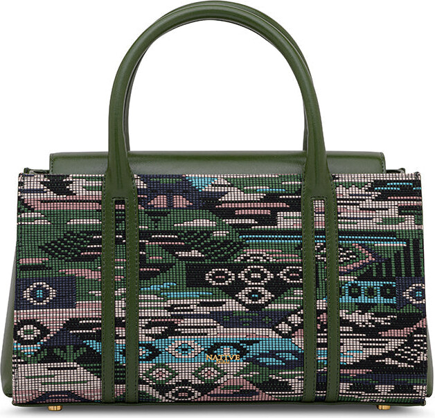 Native Dubai Essential In Leaf Vegan ShopStyle Clutches