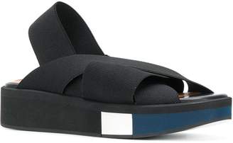 Clergerie crossover flat sandals