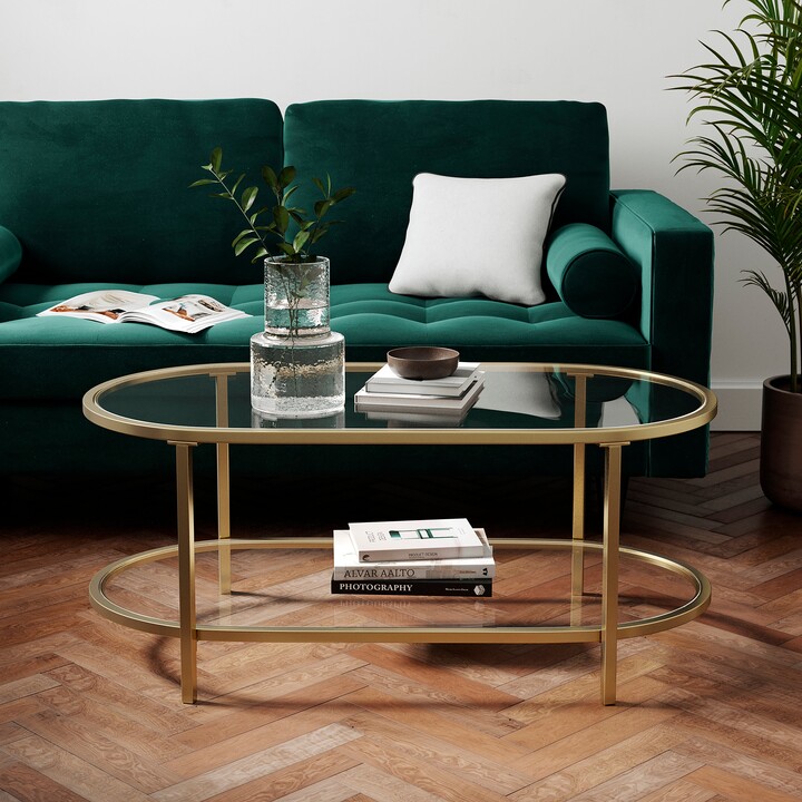 Dunelm Sofia Coffee Table Gold ShopStyle
