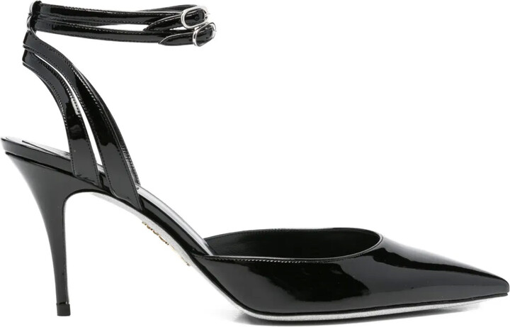 Rene Caovilla 80mm Leather Heeled Pumps