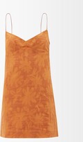 Thumbnail for your product : Three Graces London Vittoria Floral-print Cotton-blend Mini Dress