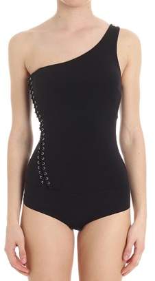 Elisabetta Franchi Women's Black Viscose Bodysuit