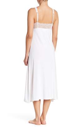 Barefoot Dreams Luxe Milk Jersey Lace Night Gown