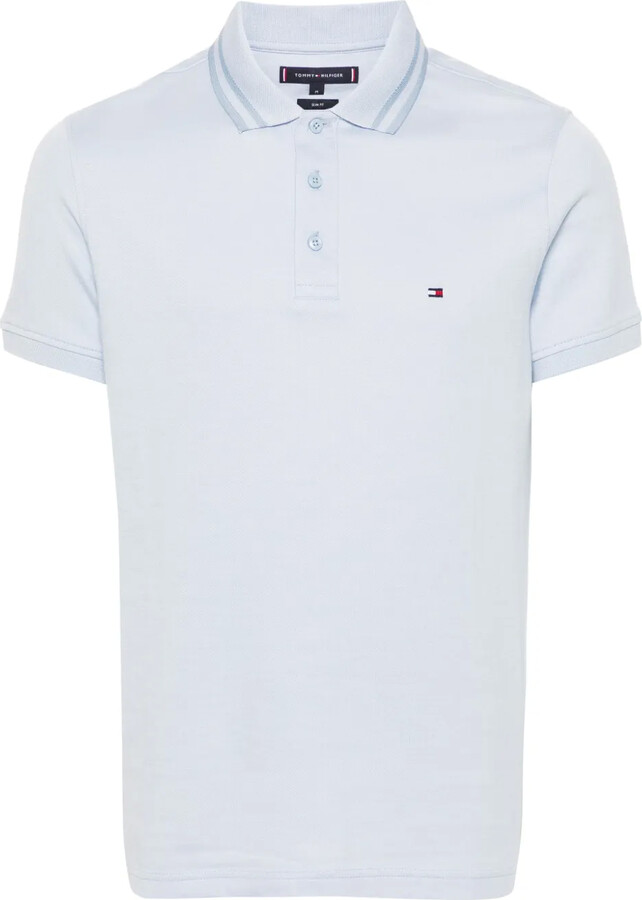 Tommy Hilfiger Logo-Embroidered Organic Cotton Polo Shirt