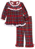 Thumbnail for your product : Little Me Plaid Two-Piece Pajamas (Baby Girls)