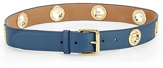 Fendi Logo Leather Belt