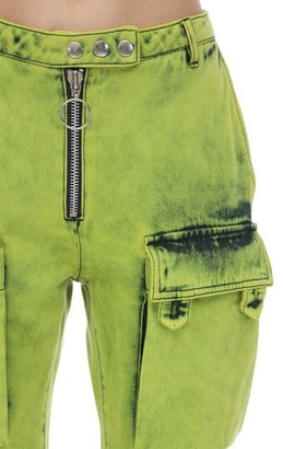 Marques Almeida Multi Pocket Cropped Denim Jeans