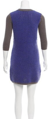 Carven Two-Tone Sweater Dress