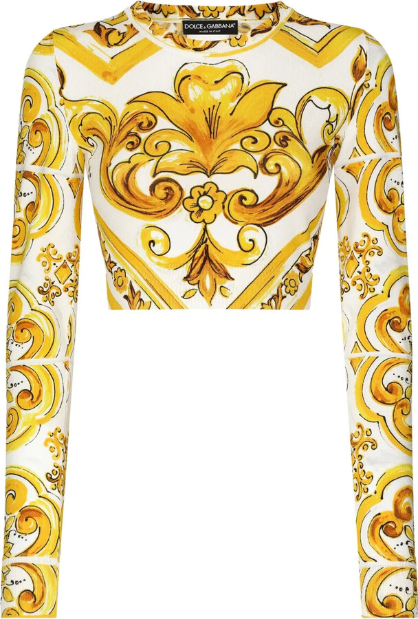 エ*ー様 DOLCE & GABBANA GOLD 長袖シャツ サイズ41 今日特価】Dolce&Gabbana New Women's Sky Blue Logo Pattern