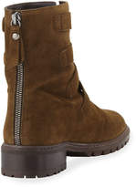 Thumbnail for your product : Stuart Weitzman Jitterbug Suede Moto Boots