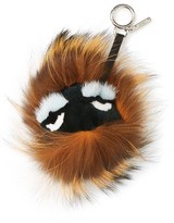 Thumbnail for your product : Fendi Furry Charm Key Fob