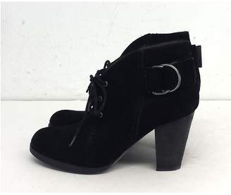 Miss Sixty Black Suede Ankle Booties