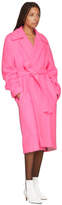 Thumbnail for your product : Helmut Lang Pink Alpaca and Wool Coat