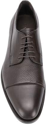 Canali textured Derby shoes