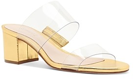 schutz clear strap heels