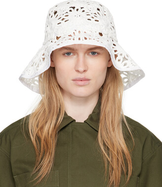 Max Mara Logo Plaque Bucket Hat - ShopStyle