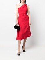 Thumbnail for your product : Christian Dior Pre-Owned 2010 Gathered One-Shoulder Silk Dress