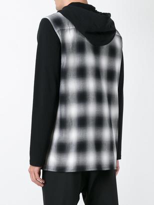 Helmut Lang 'Combo' zipped hoodie