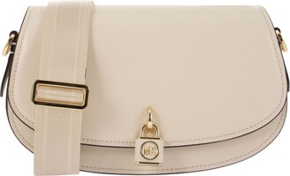 MICHAEL Michael Kors Sullivan Small Convertible Top Zip Tote (Optic  White/Black) Tote Handbags - ShopStyle