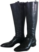 Thumbnail for your product : Santoni Grey Leather Boots