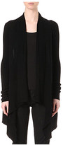 Thumbnail for your product : Rick Owens Draped cashmere cardigan
