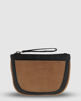 Thumbnail for your product : Cobb & Co - Girl's Black Wallets - Logan Leather Half Moon Coin Purse - Size One Size at The Iconic