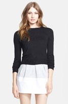Thumbnail for your product : L'Agence Crop Crewneck Sweater