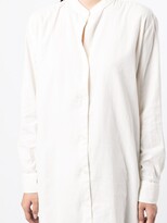 Thumbnail for your product : James Perse Long-Sleeve Collarless Shirt