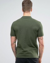 Thumbnail for your product : Lyle & Scott Pique Polo Eagle Logo Green Marl
