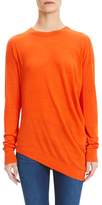 Thumbnail for your product : Theory Sag Harbor Asymmetric Long-Sleeve Top