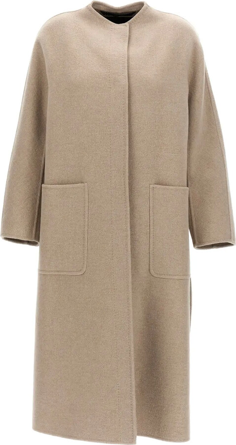 Max Mara Patch-Pocket Cashmere Coat