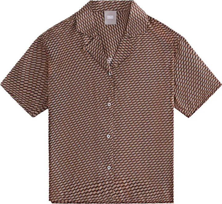 KITH Elena monogram camp shirt