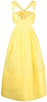 Thumbnail for your product : Zimmermann Bow-Detail Flared Midi Dress
