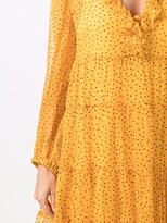 Thumbnail for your product : Sandro Silk Polka-Dot Dress