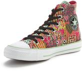 Thumbnail for your product : Converse Chuck Taylor All Star Hearts Print Hi-Top Plimsolls