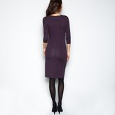 Thumbnail for your product : La Redoute PRIX MINI Printed Draped Dress with Three-Quarter Length Sleeves
