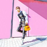 Thumbnail for your product : Livia Tang Brushed Cotton & Floral Jacquard Patchwork Jumpsuit