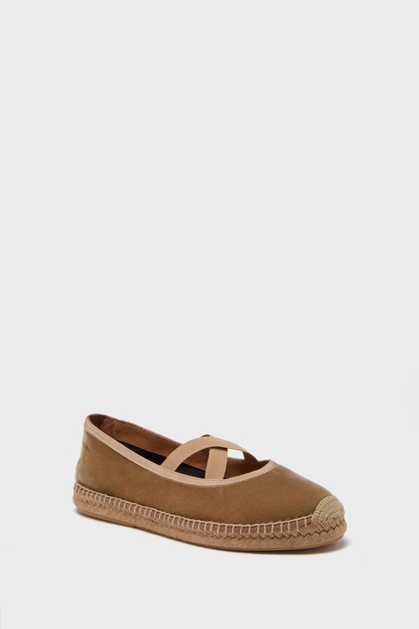 Penelope Chilvers Honey Chico Velvet Espadrilles
