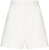 Thumbnail for your product : Chloé Scalloped Jacquard Shorts