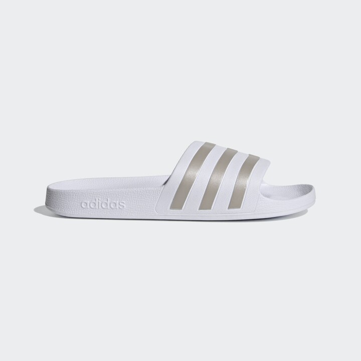 adidas Women's Silver Sandals | ShopStyle