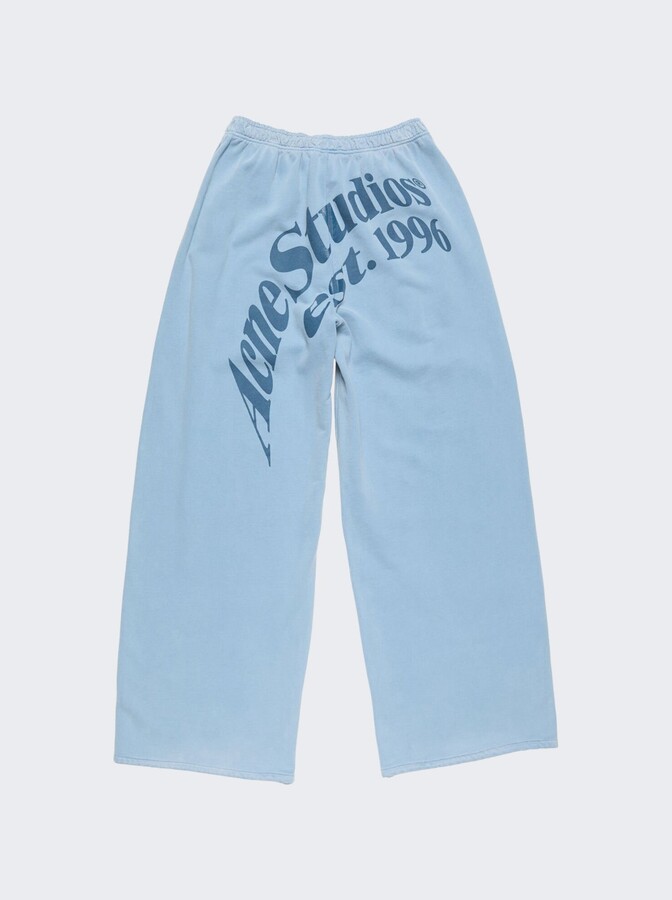 Acne Studios Washed Sweatpants Dirty Blue