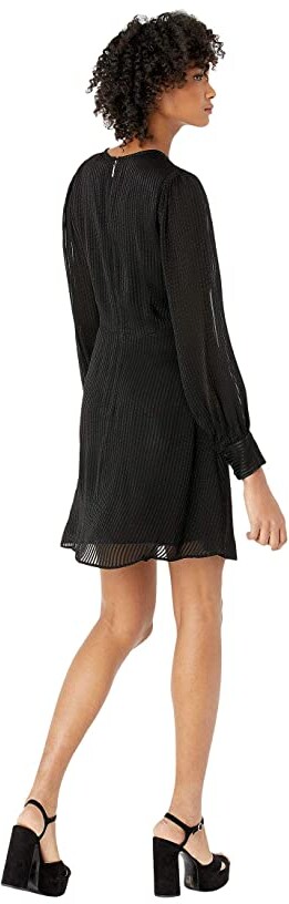 Sale 公式通販 直営店限定 ケイトスペード レディース ワンピース トップス Fluid Stripe Dress Black キナル別注 Theblindtigerslidell Com