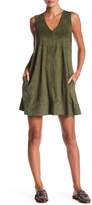 Thumbnail for your product : Ten Sixty Sherman Paneled Faux Suede Swing Dress